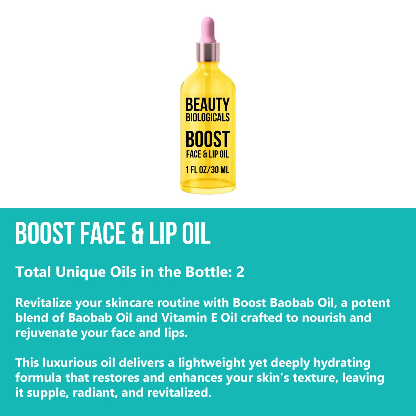 Boost Face & Lip Oil - 1 Oz